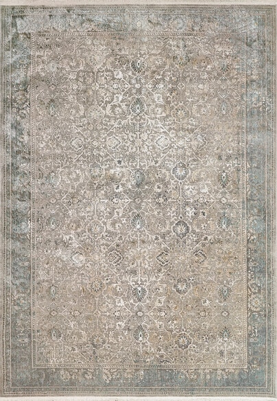 Dynamic Rugs ELLA 3981-915 Grey and Ivory and Blue